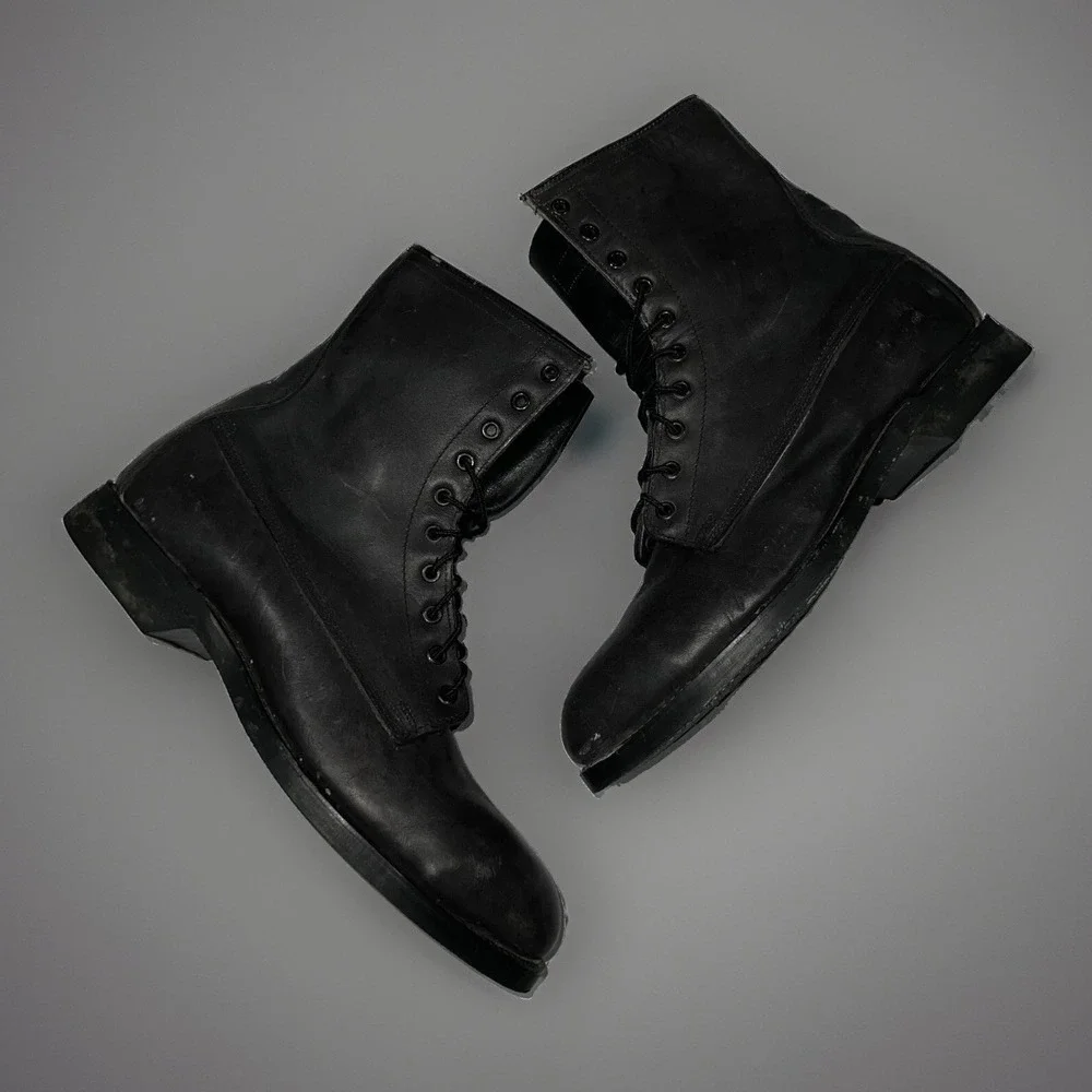 Mens Craddock Terry ANSI 1983 Black Steel Toe Flight Deck Tactical Boots 10M